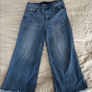 Classic Denim Wide-Leg Jeans